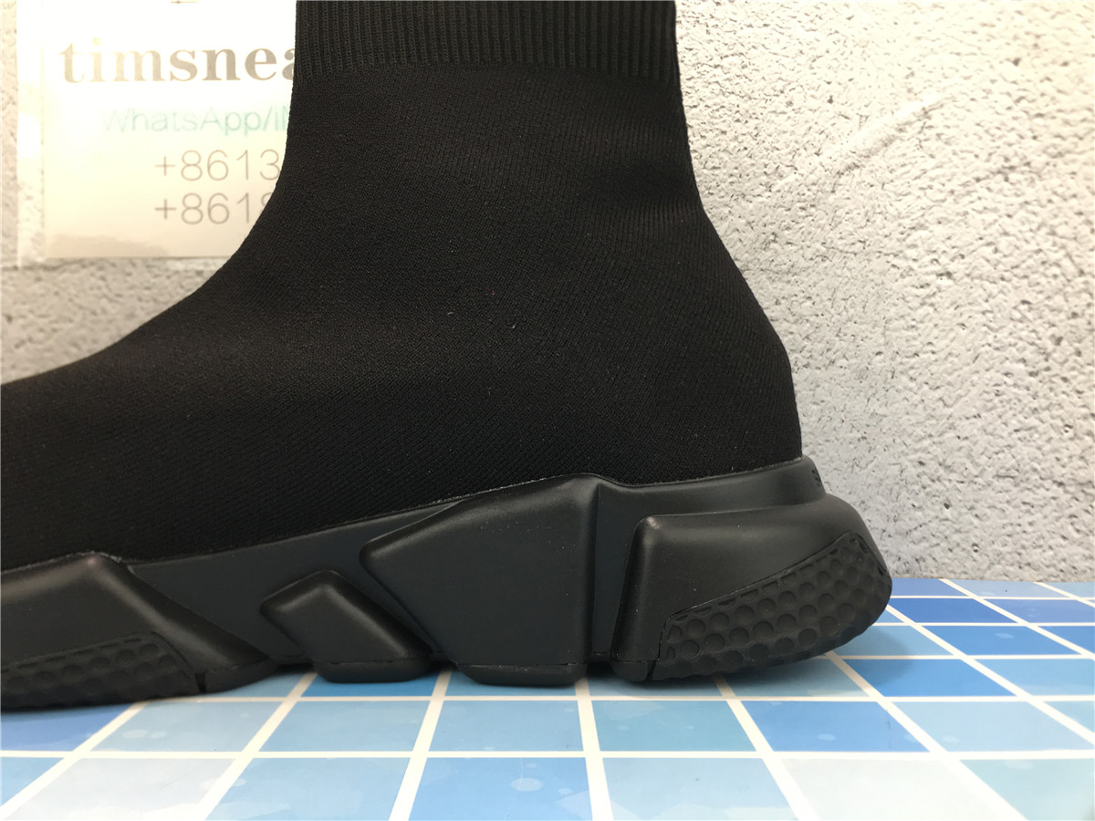 Balenciaga Speed Trainer Black Graffiti Sole